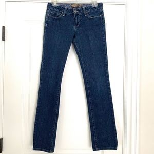 Paige Blue Heights Skinny Straight Jeans - 27
